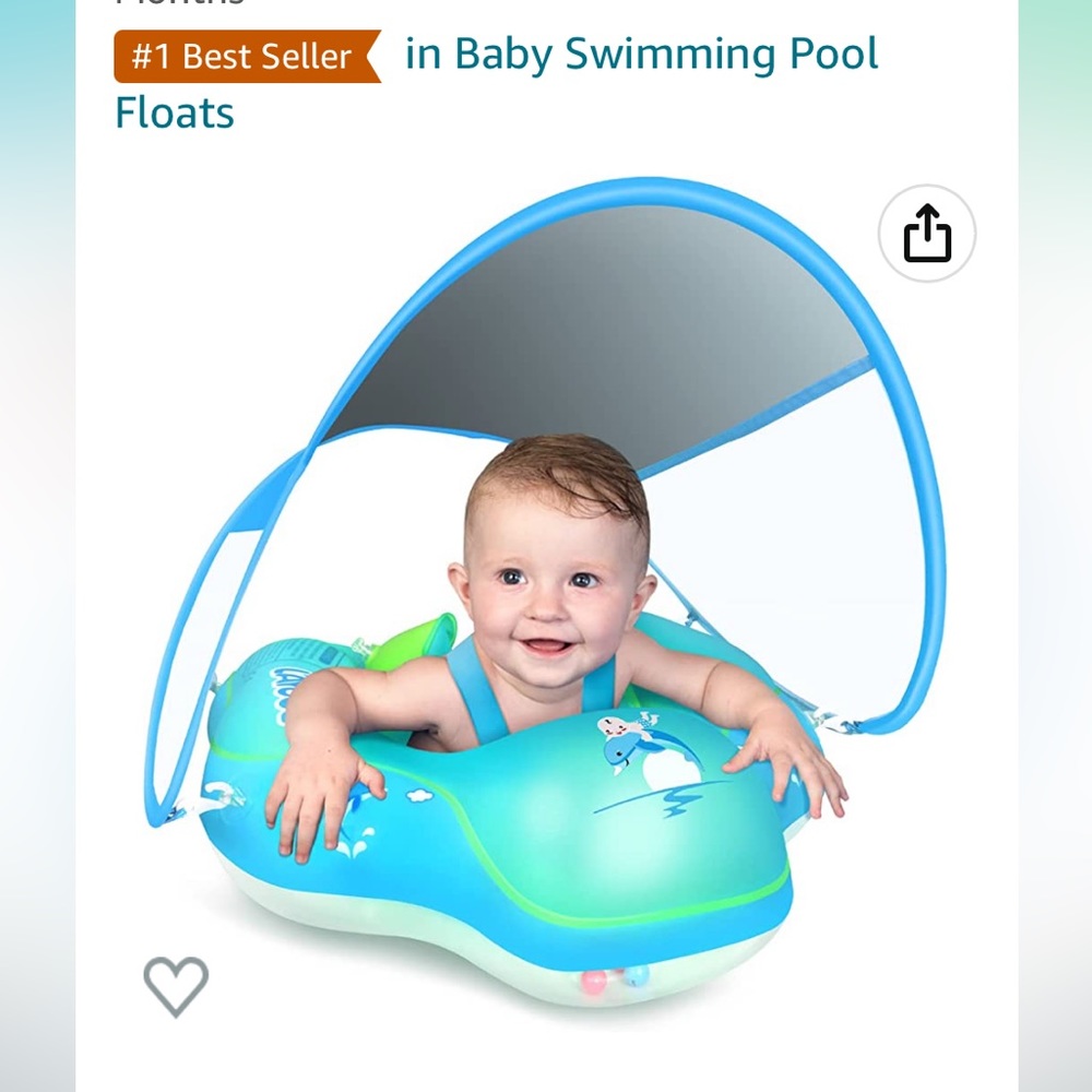 XL baby swim float / canopy